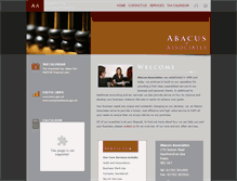 Tablet Screenshot of abacus-associates.co.uk